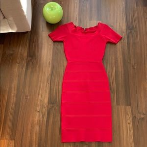 BCBG pink bandage dress